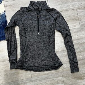 lululemon athletica Charcoal Quarter-Zip Sweater